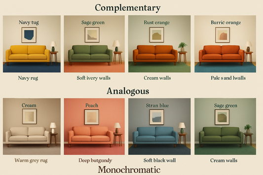 How to Match Rugs with Your Furniture and Wall Colors