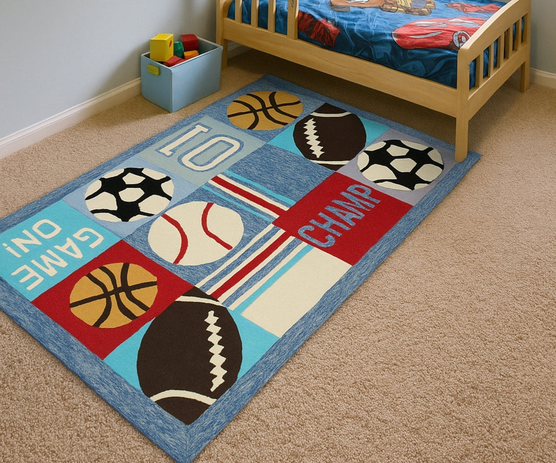Igniting Passion and Play: The Magic of the Sports Ball Kids Rug