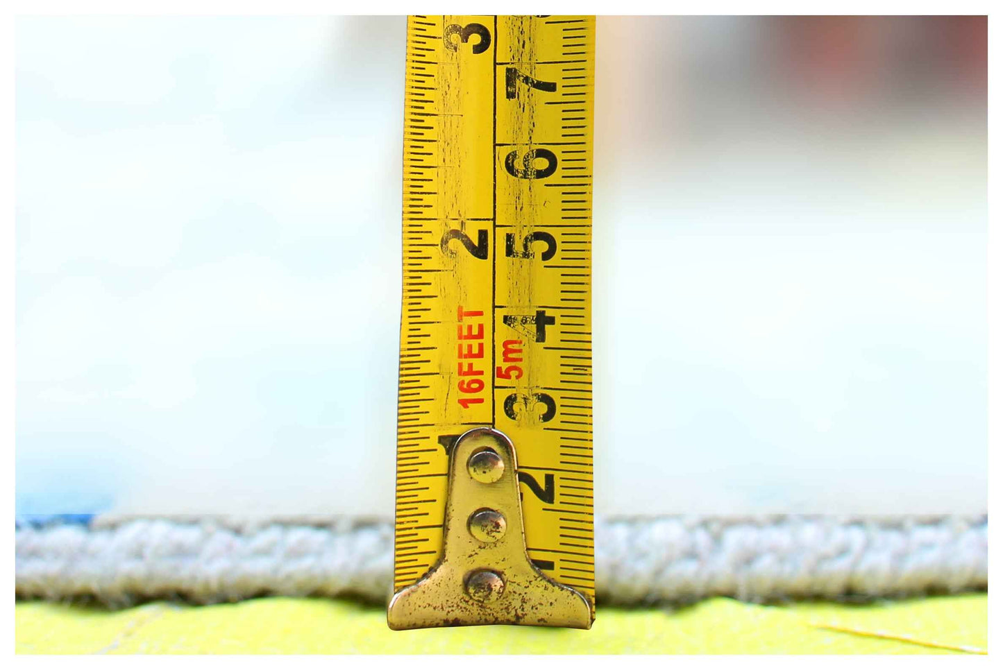 Luxury Wool Viscose Hand Knotted – Camel Beige Blue Floral Medallion Distressed 85 KPSI 8x10 Area Rug