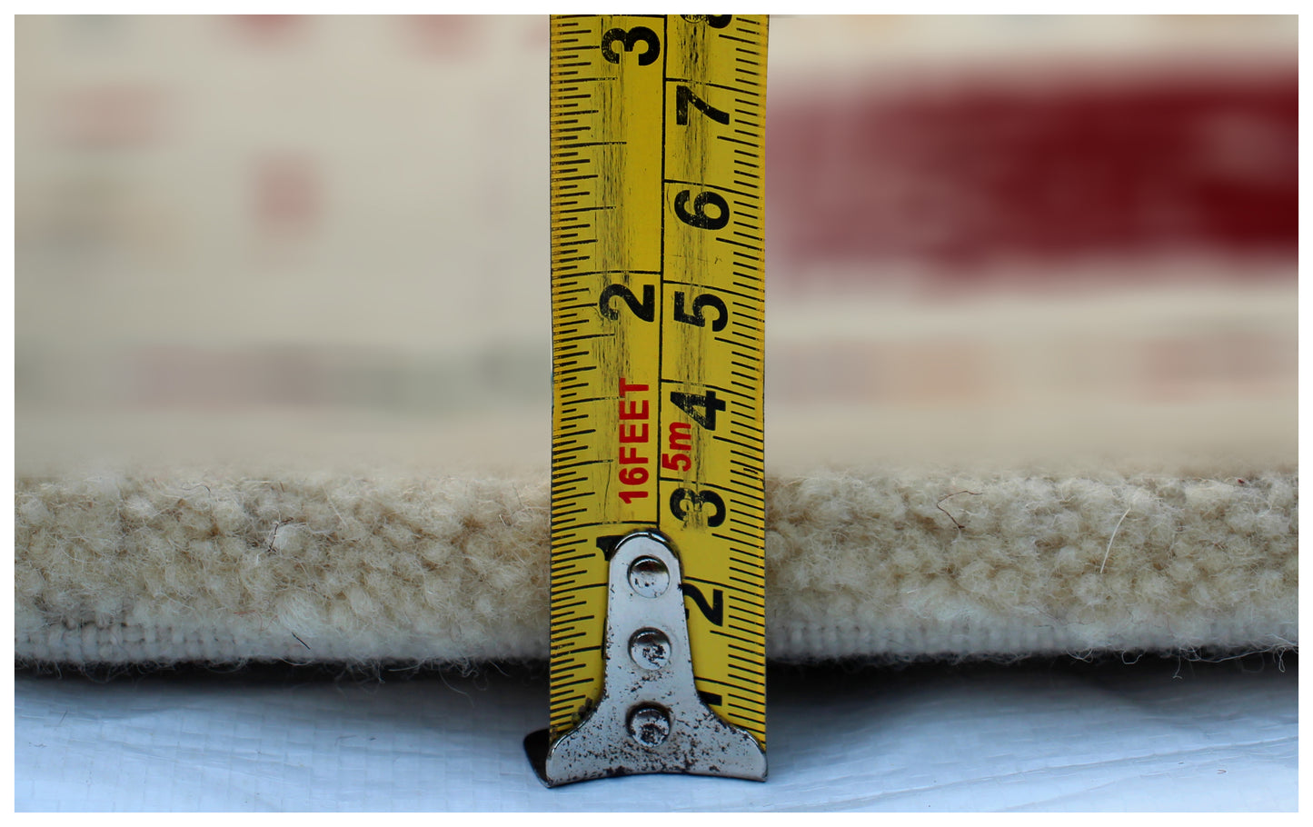 5.6x8 Gabbeh Tree of Life Hand Knotted Ivory Multi-Color Area Rug