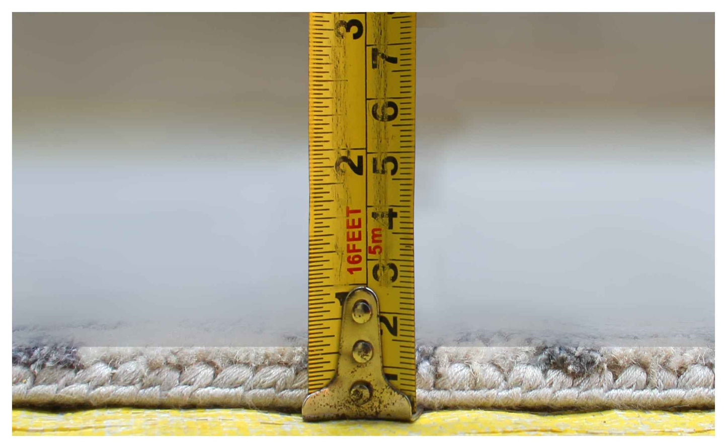 Silver Grey Charcoal Overlapping Grid Diagonal Modern Geometric Hand Knotted Wool Viscose 85 KPSI 8x10 Area Rug