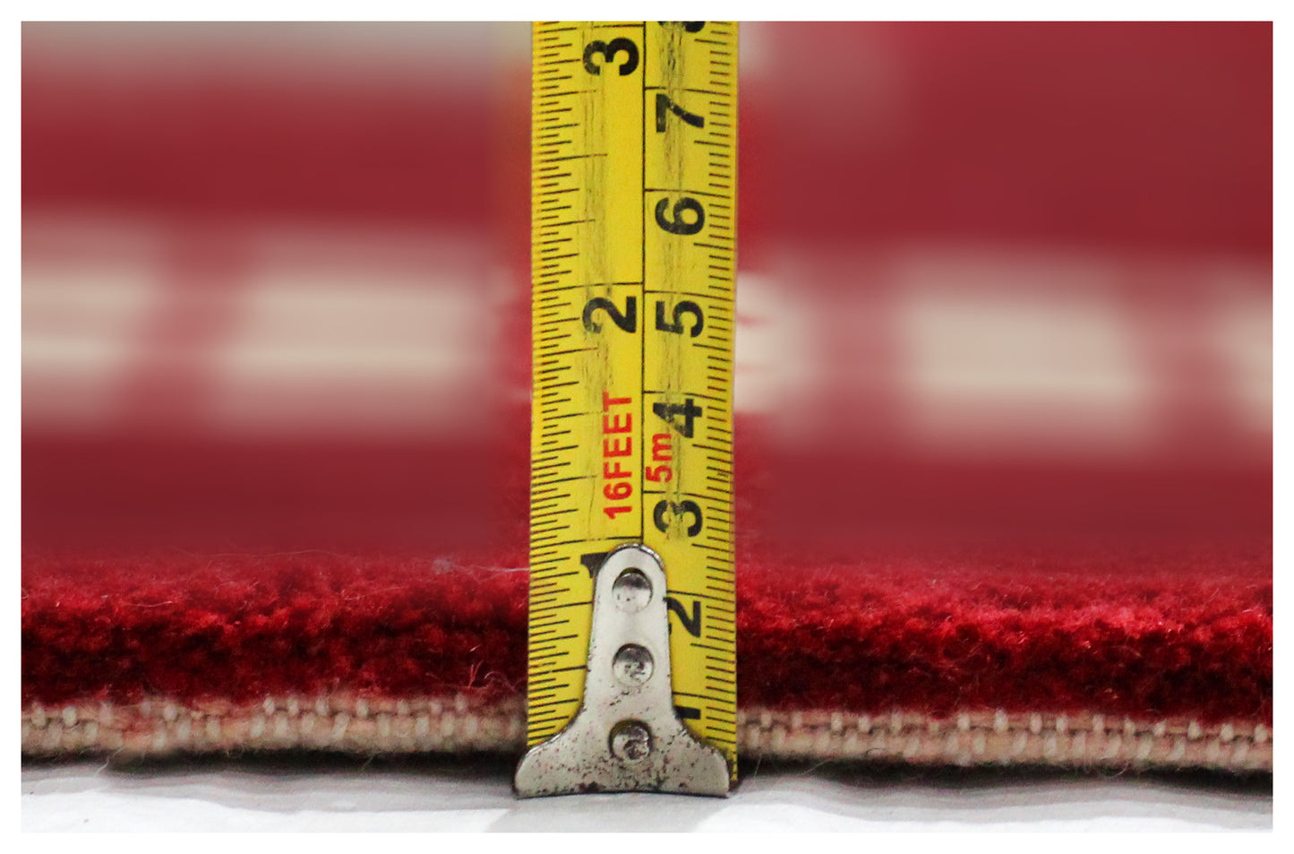 Hand Knotted Gabbeh Tribal Wool Rug 8x10 - Red Multi Patchwork