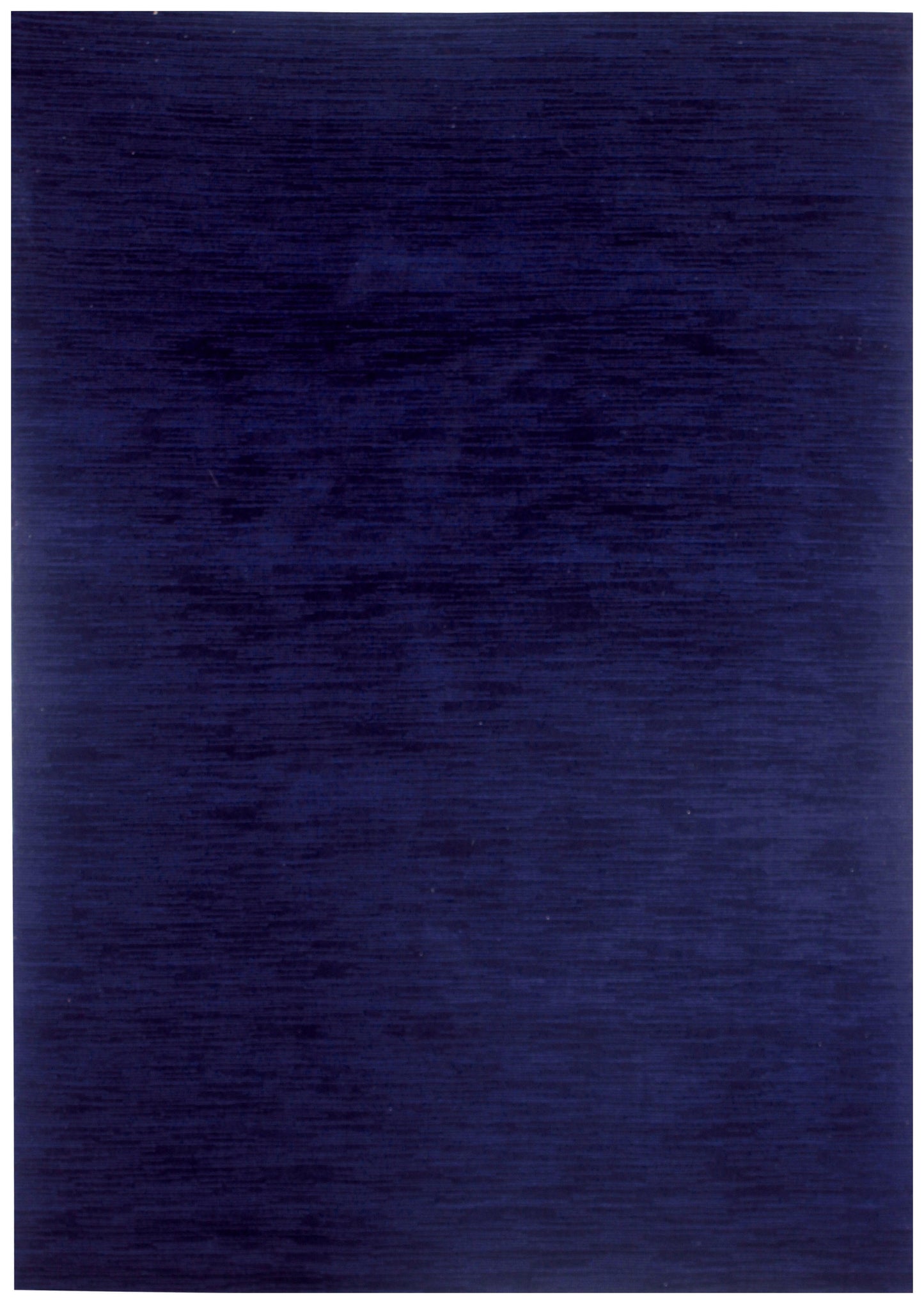 Handloom Solid Blue Rug - Natural Wool Area Rug Multiple Sizes