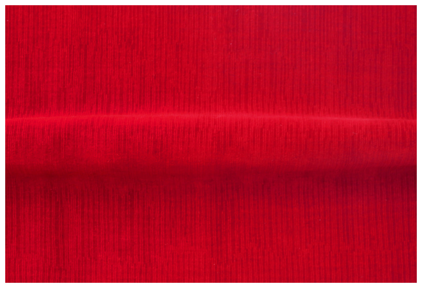Handloom Solid Red Rug - Natural Wool Area Rug Multiple Sizes