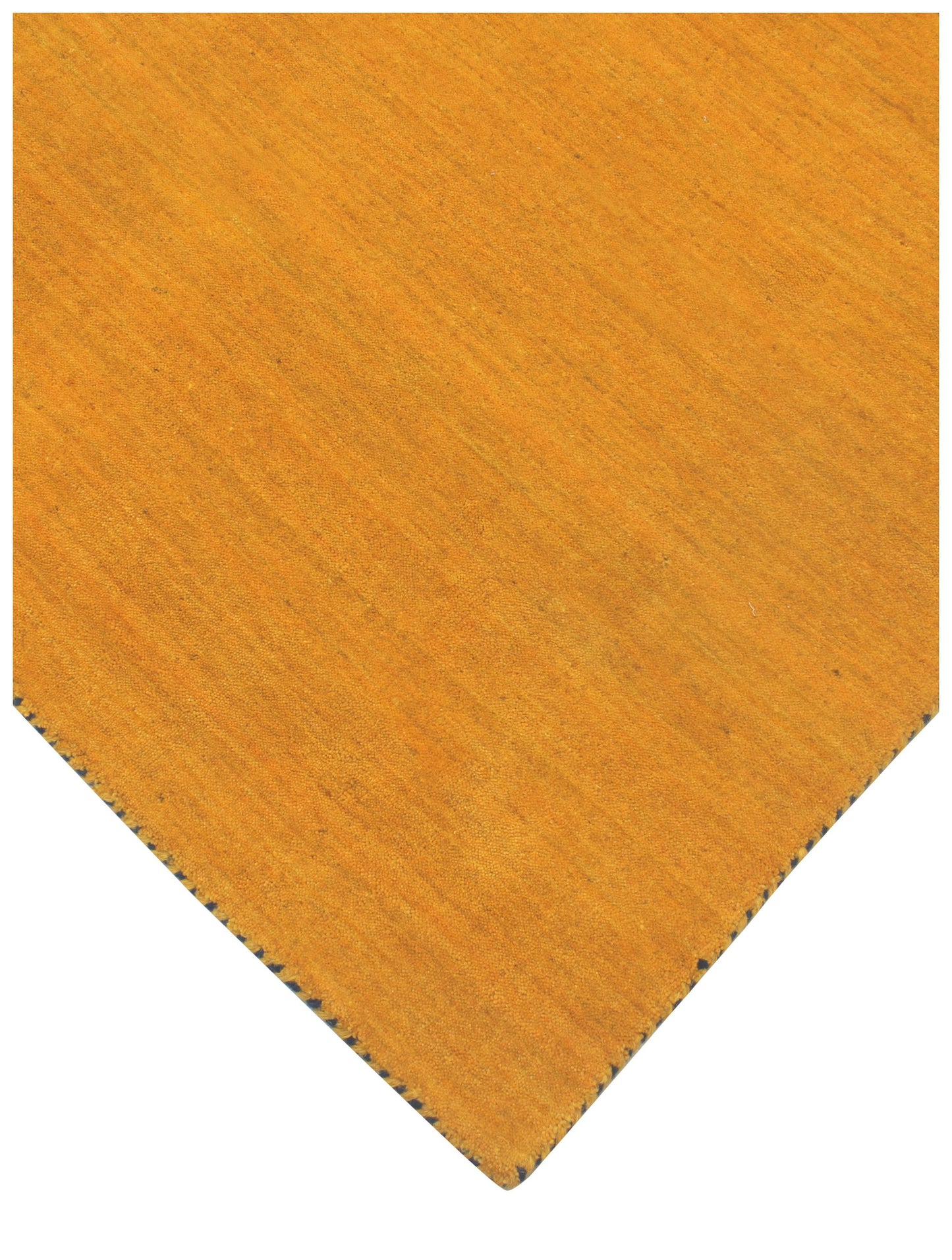 Modern Solid Gold Custom made Handloom wool area rug.