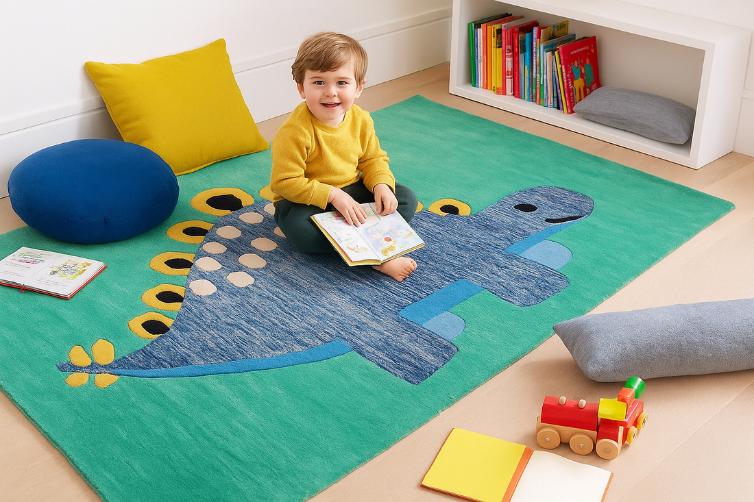 Transforming Your Child's Space: The Magic of a Dinosaur Rug in the Nursery