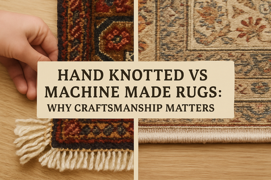 Hand Knotted vs Machine Made Rugs: Why Craftsmanship Matters