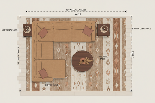 Rug Size Chart – The Ultimate 2026 Guide Choosing the Perfect Rug Size for Every Room