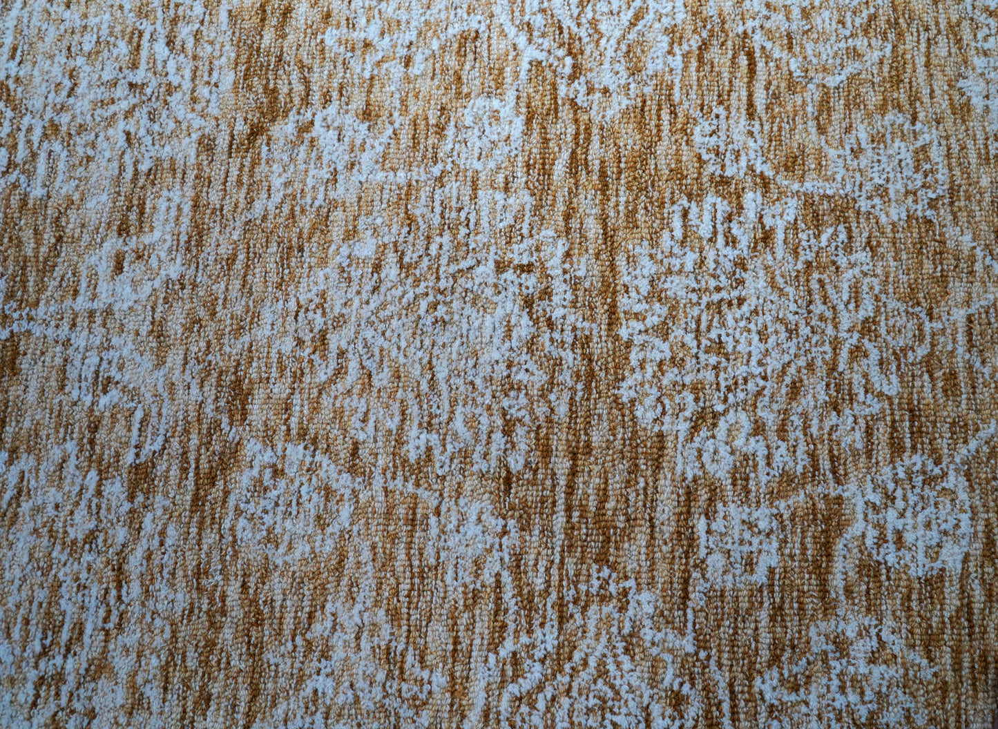 Blue Green Gold Abstract Textured Hand Tufted Wool Area Rug - Cut Pile Contemporary Custom Sizes