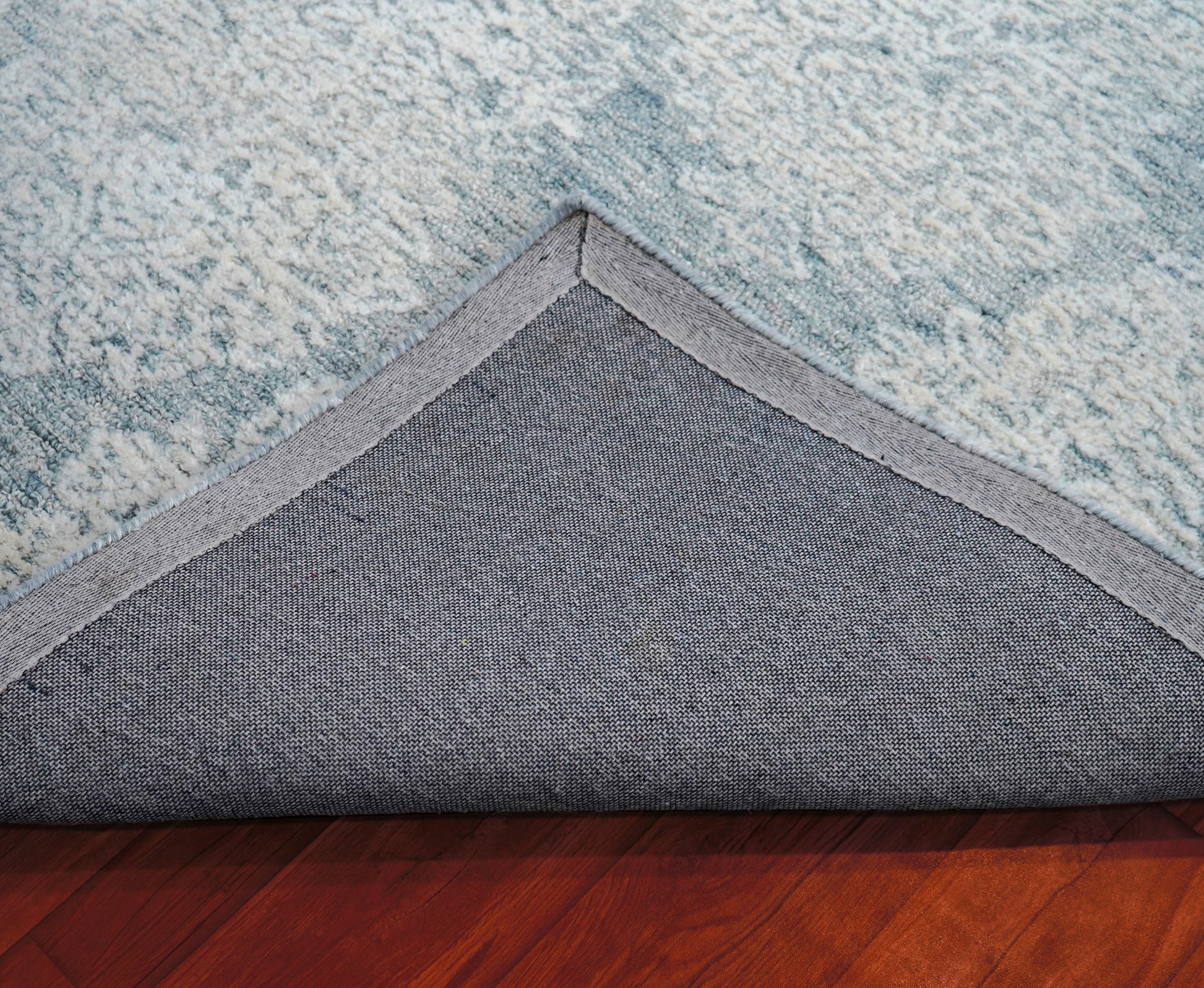 Light Blue Aqua Vintage Distressed Hand Tufted Wool Area Rug - Cut Pile Shabby Chic Custom Sizes