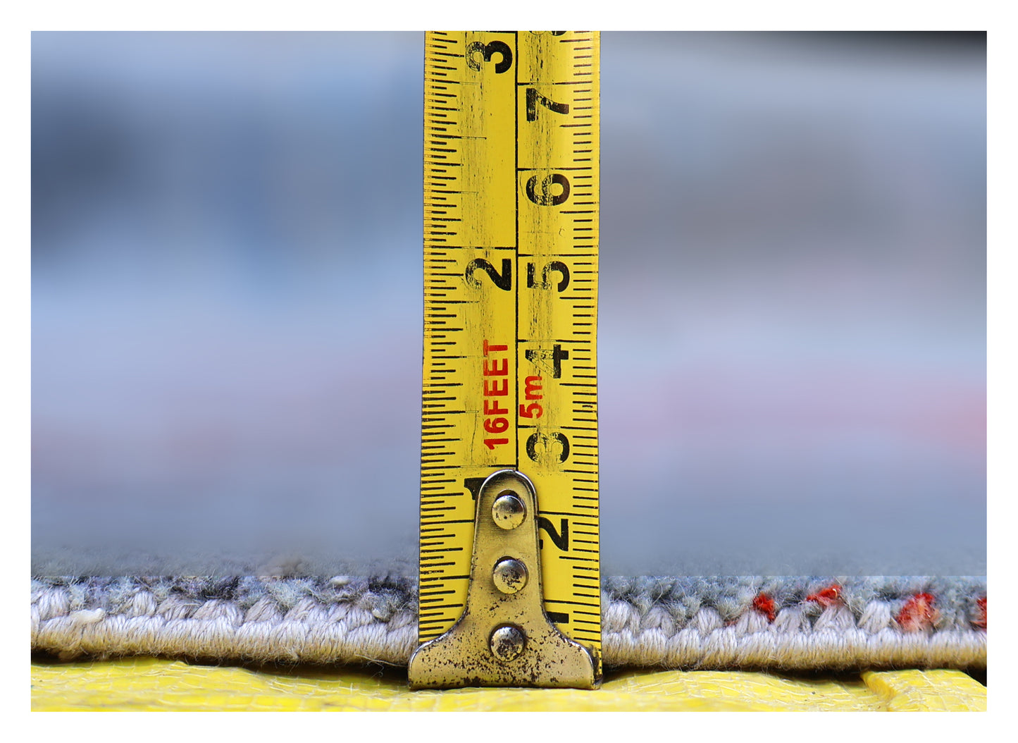 6x9 Hand Knotted Wool Viscose Beige Sand Crimson Modern Abstract Cloud Bhadohi Area Rug