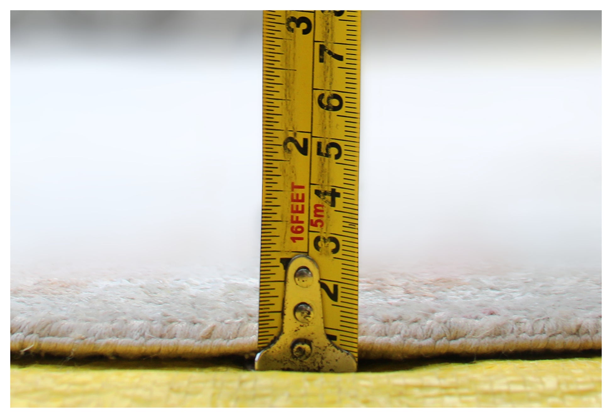 Blue Brown Beige Abstract Distressed Hand Knotted Wool Viscose Area Rug - 35 KPSI 8x10 Ready to Ship