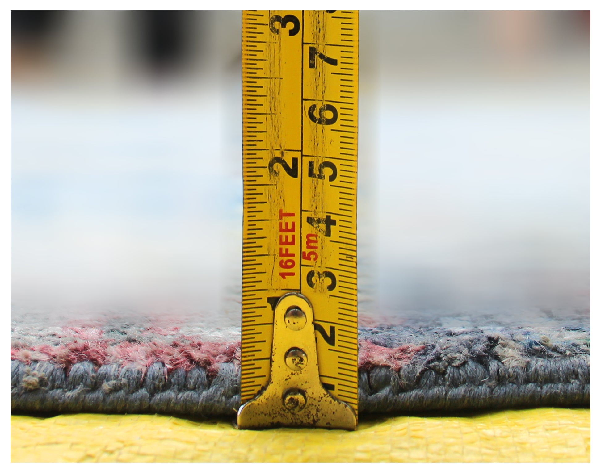 8x10 Blue Grey Abstract Distressed Hand Knotted 30 KPSI Wool Viscose Contemporary Rug