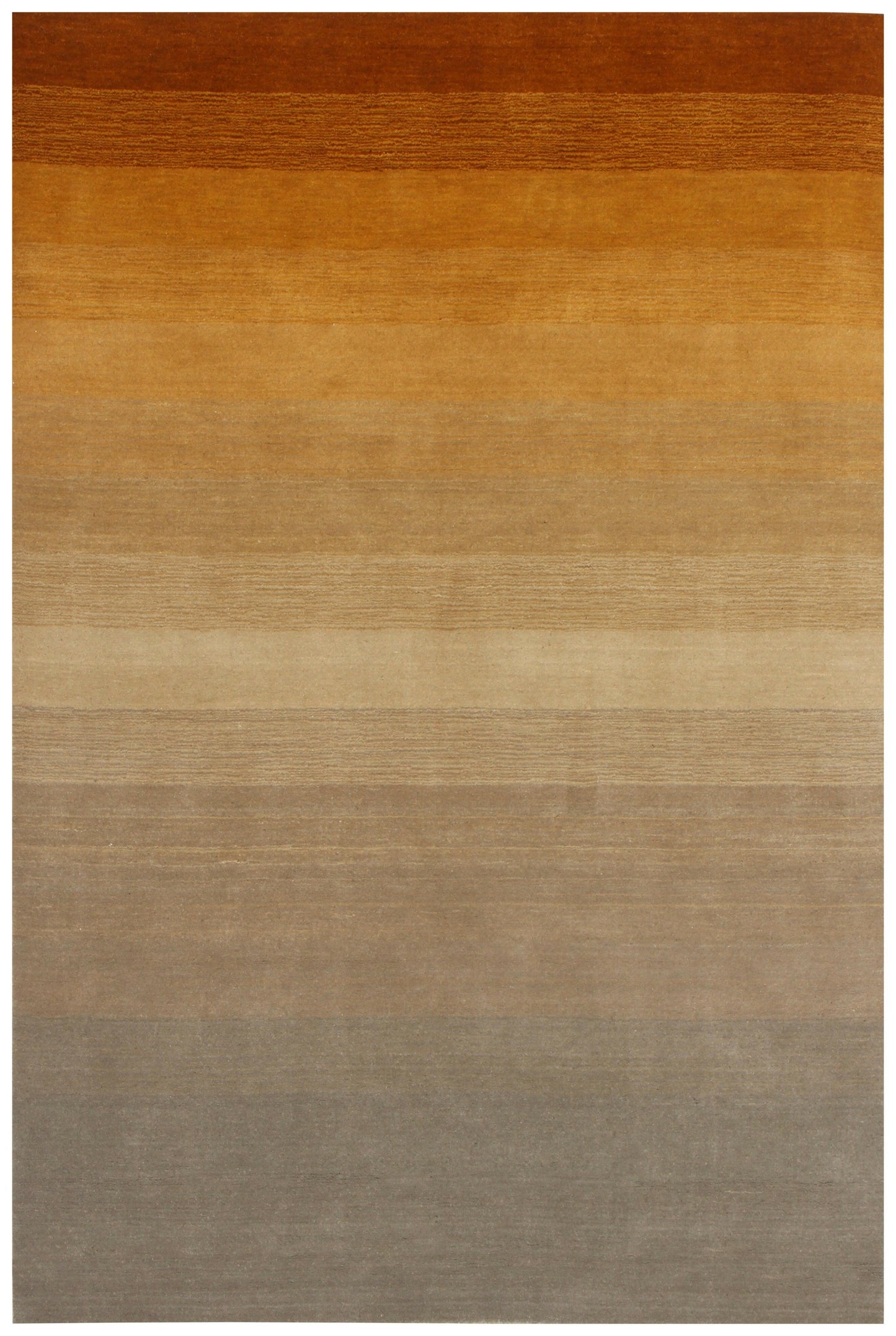 Modern Stripes Wool Rug – Brown, Gold, Rust, Beige & Gray 5.6x8 and 7x10.
