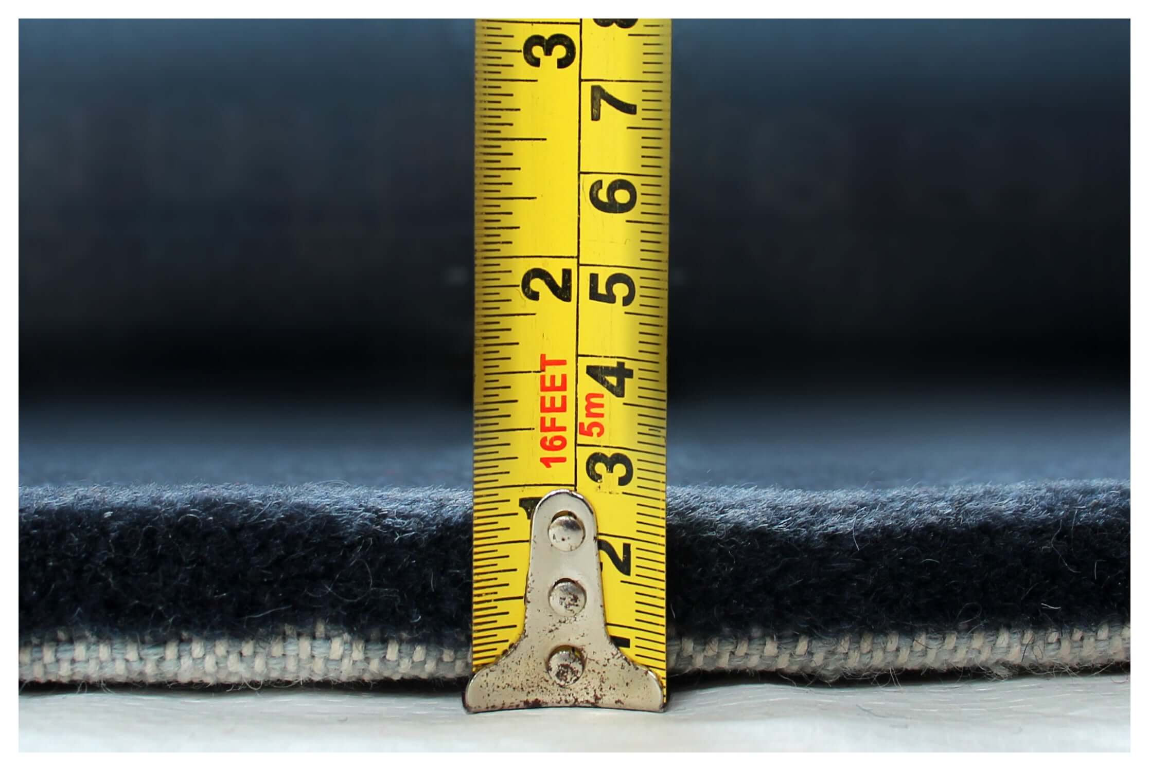 Hand Knotted Gabbeh Tribal Wool Rug 8x10 - Deep Blue