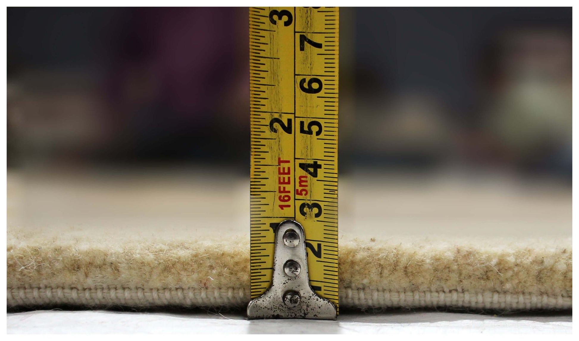 Hand Knotted Ginkgo Leaf Wool Rug 8x10 - Ivory, Green & Rust Multi