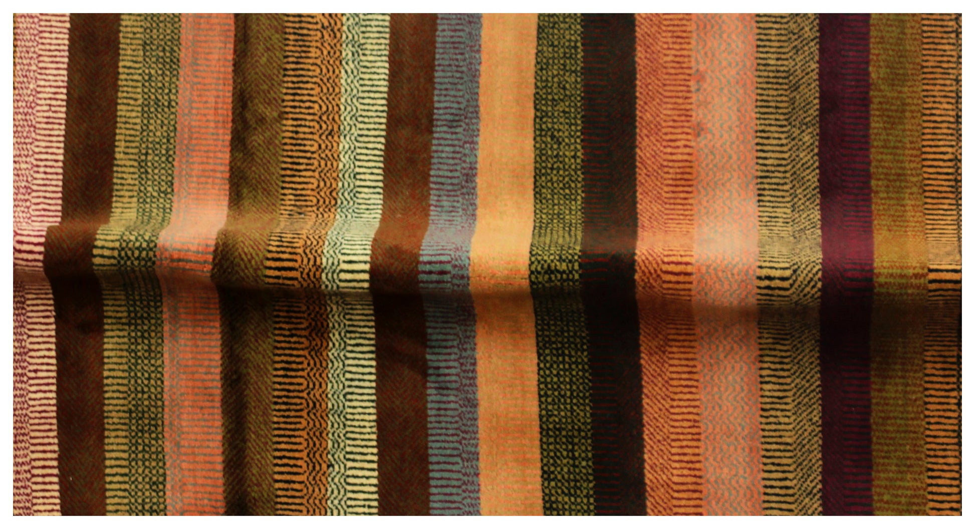 Hand Knotted Modern Striped Runner Rug - Multicolor 100 KPSI 3x16 3x10 