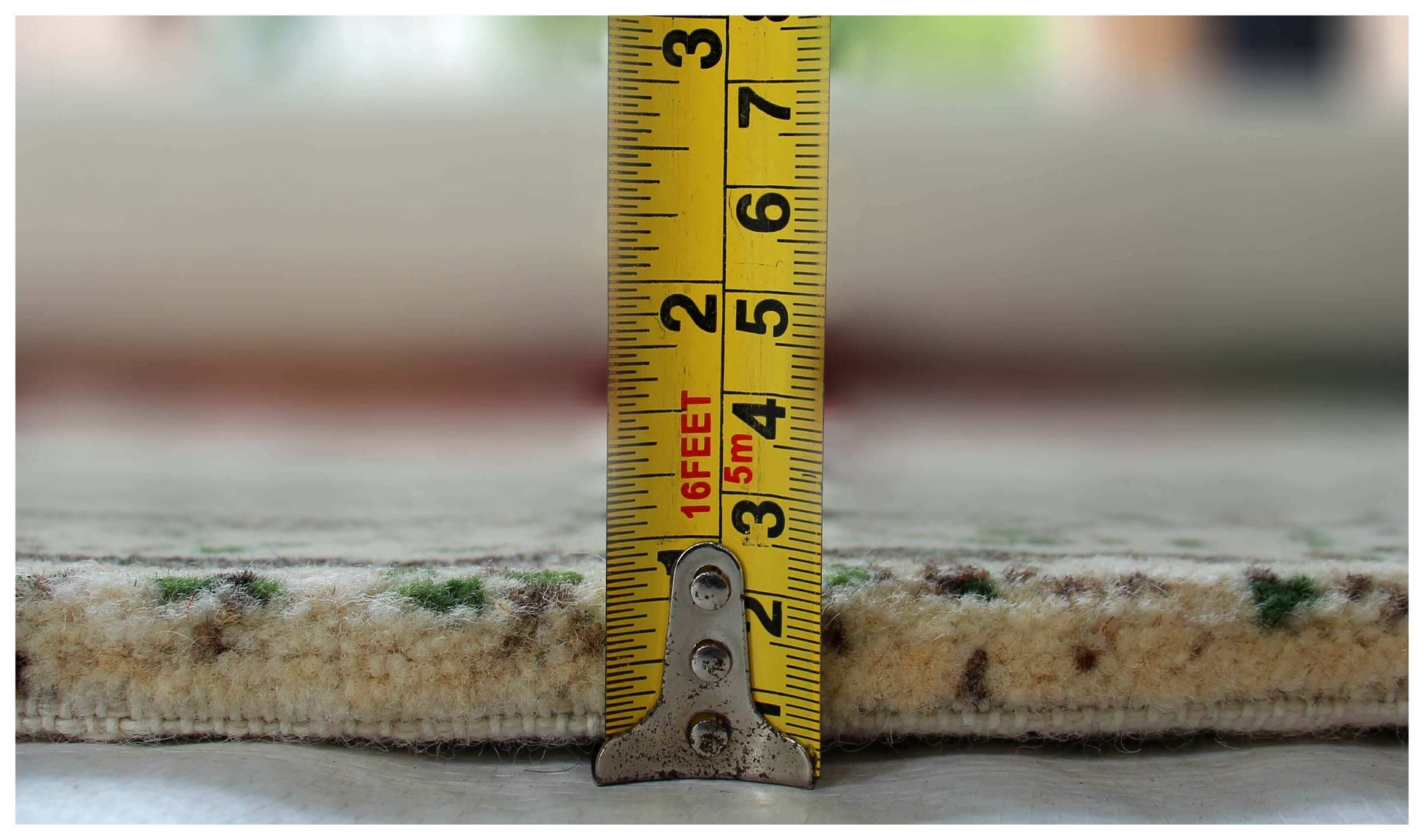 Hand Knotted Tree Landscape Rug - Ivory Multi Color Natural Wool Area 6.6x10 Rug