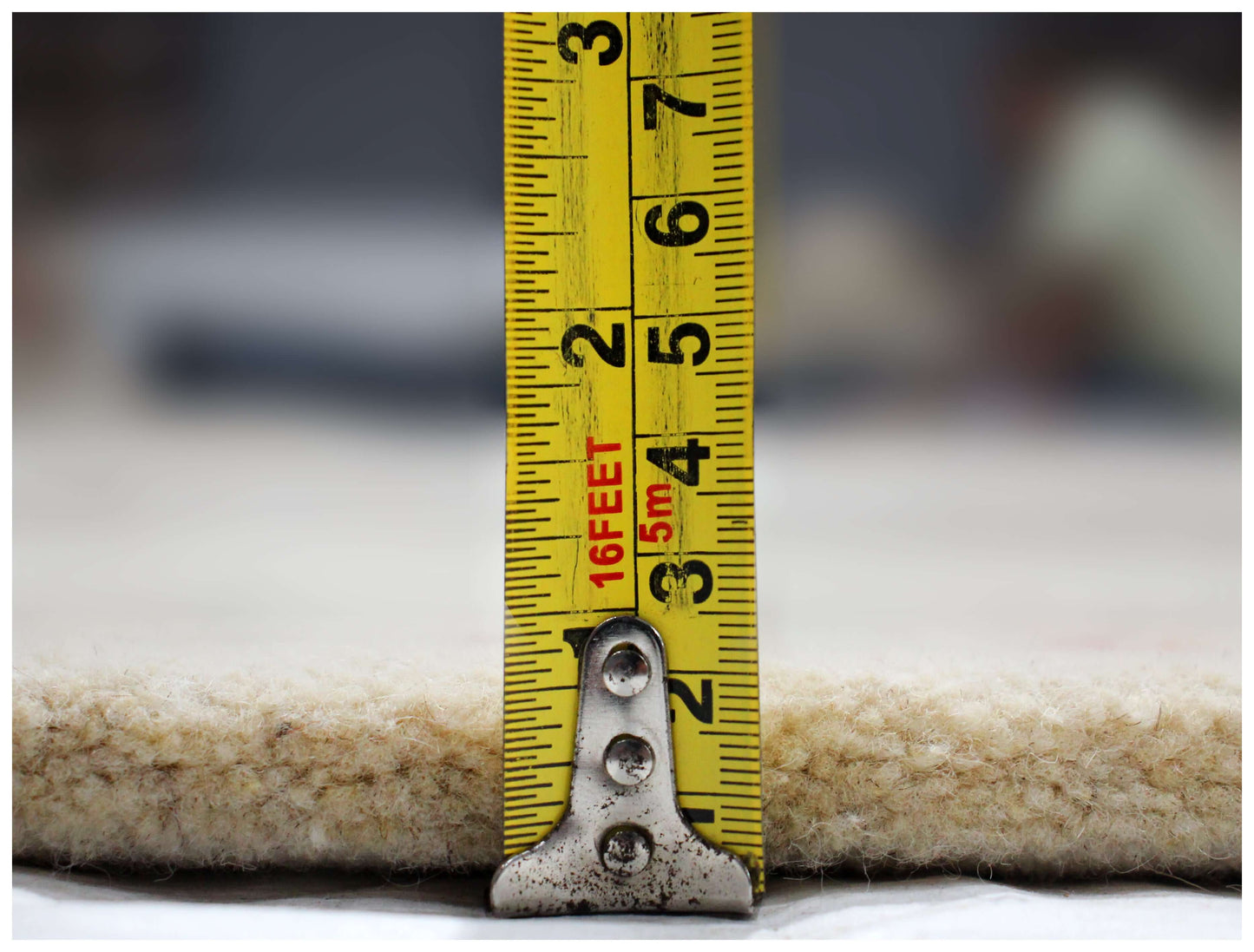 Hand Knotted Tree of Life Rug - Ivory Grey Maroon Natural Wool 8X12 Area Rug 