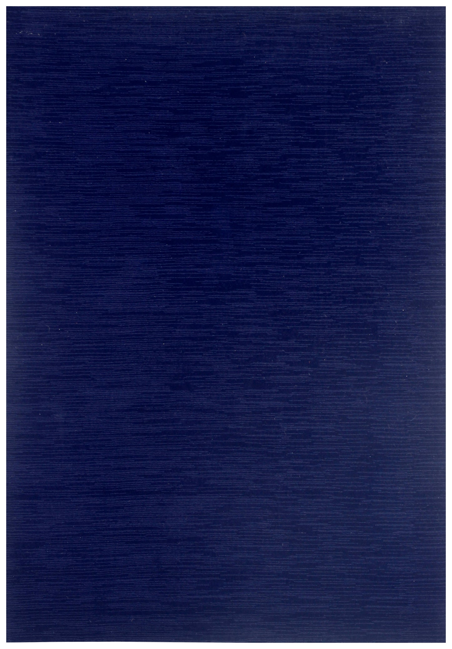 Handloom Solid Blue Rug - Natural Wool Area Rug Multiple Sizes 