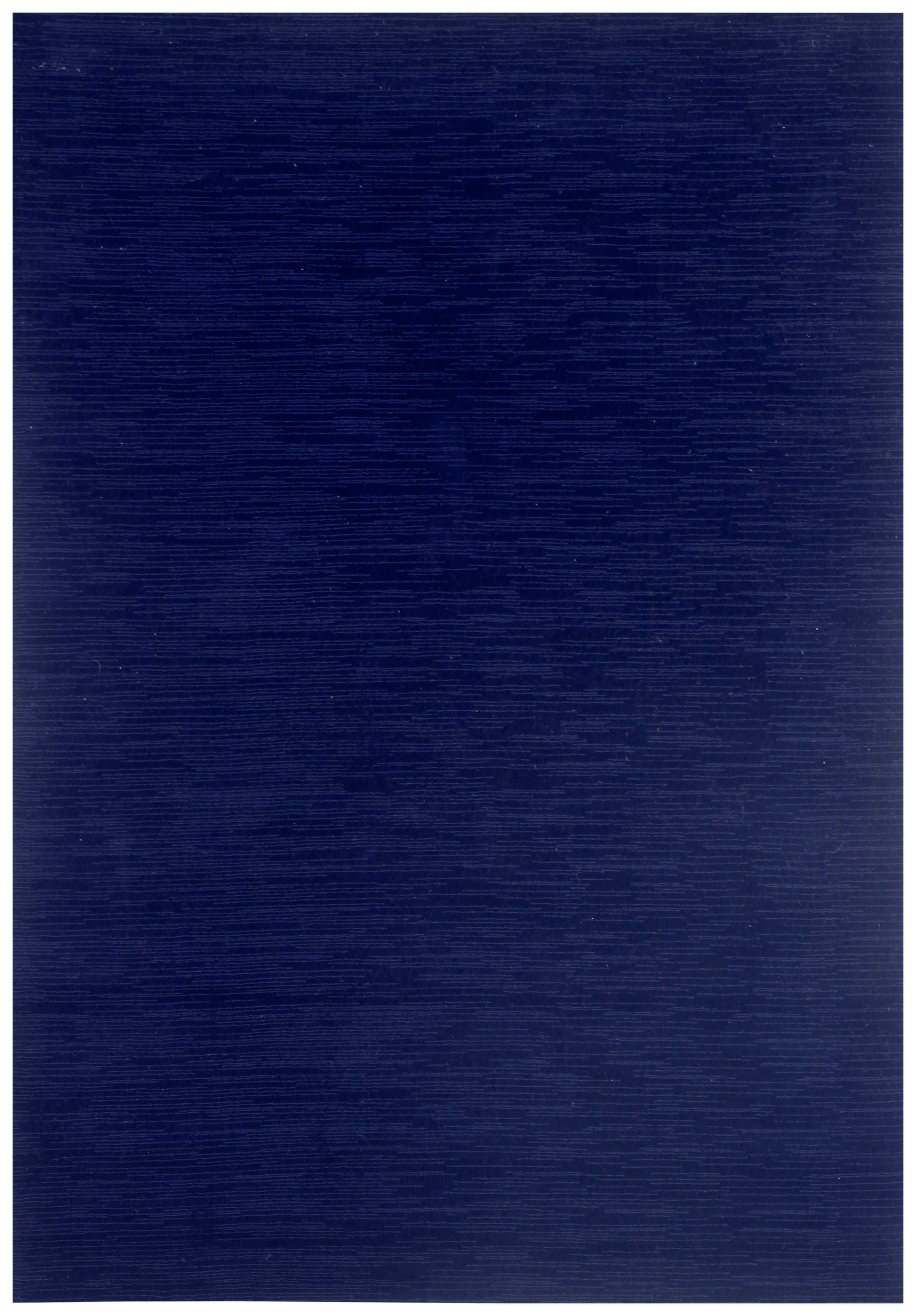 Handloom Solid Blue Rug - Natural Wool Area Rug Multiple Sizes 