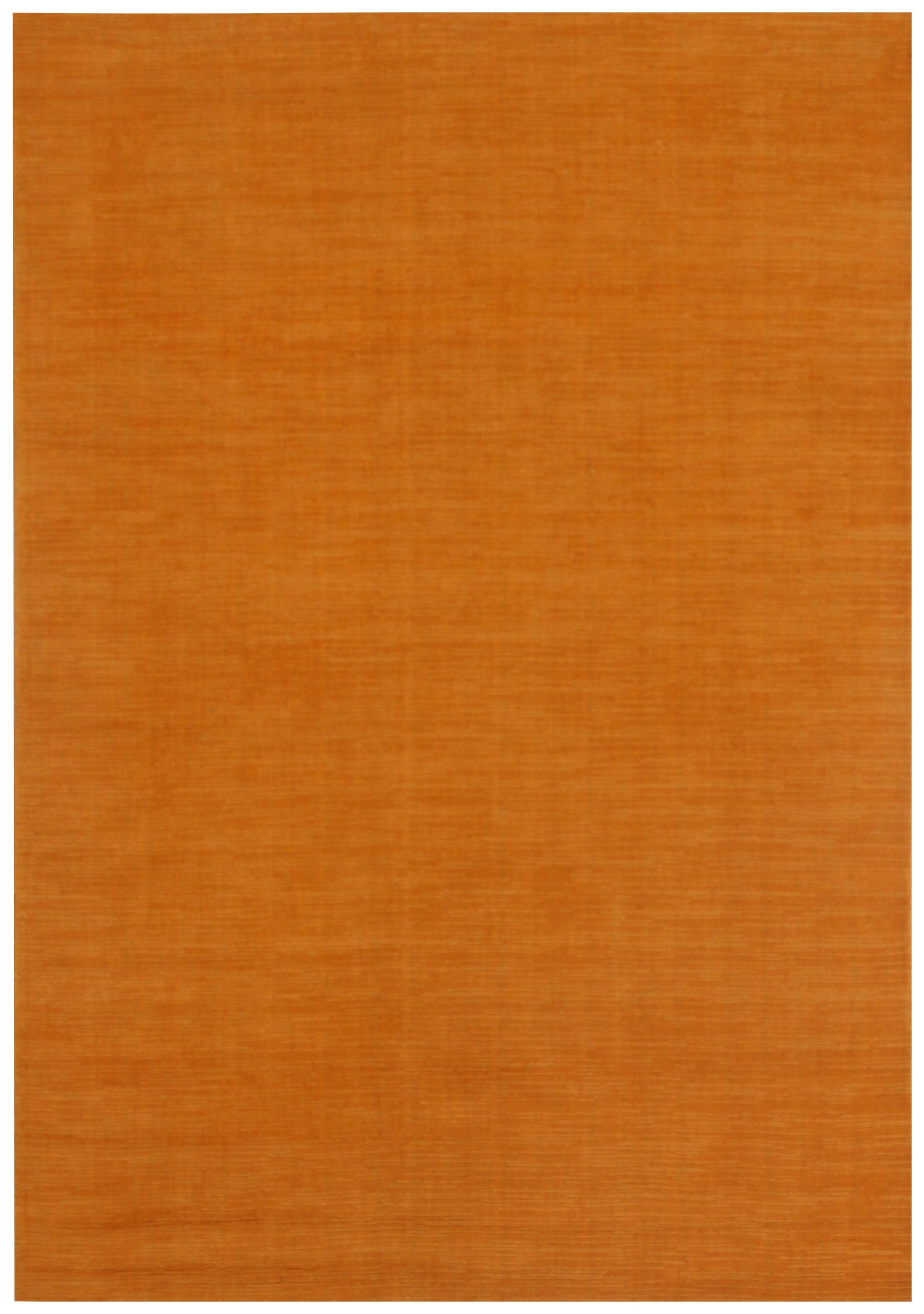 Handloom Solid Gold Rug - Natural Wool Area Rug Multiple Sizes 