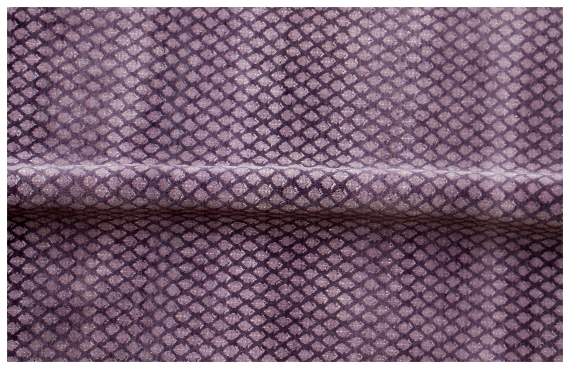 5.6x8 Fine Hand-Knotted Purple Geometric Wool Area Rug – Modern Luxury Handmade Carpet for Living Room & Bedroom.