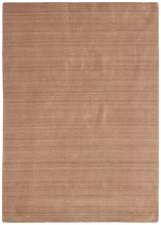 "Custom Made Modern Solid Beige Handloom Wool Area Rug – Luxury Handmade Rug in Any Size"