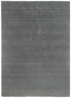 Hand Loom Solid Rug - Modern Gray Area Rug Made to Order