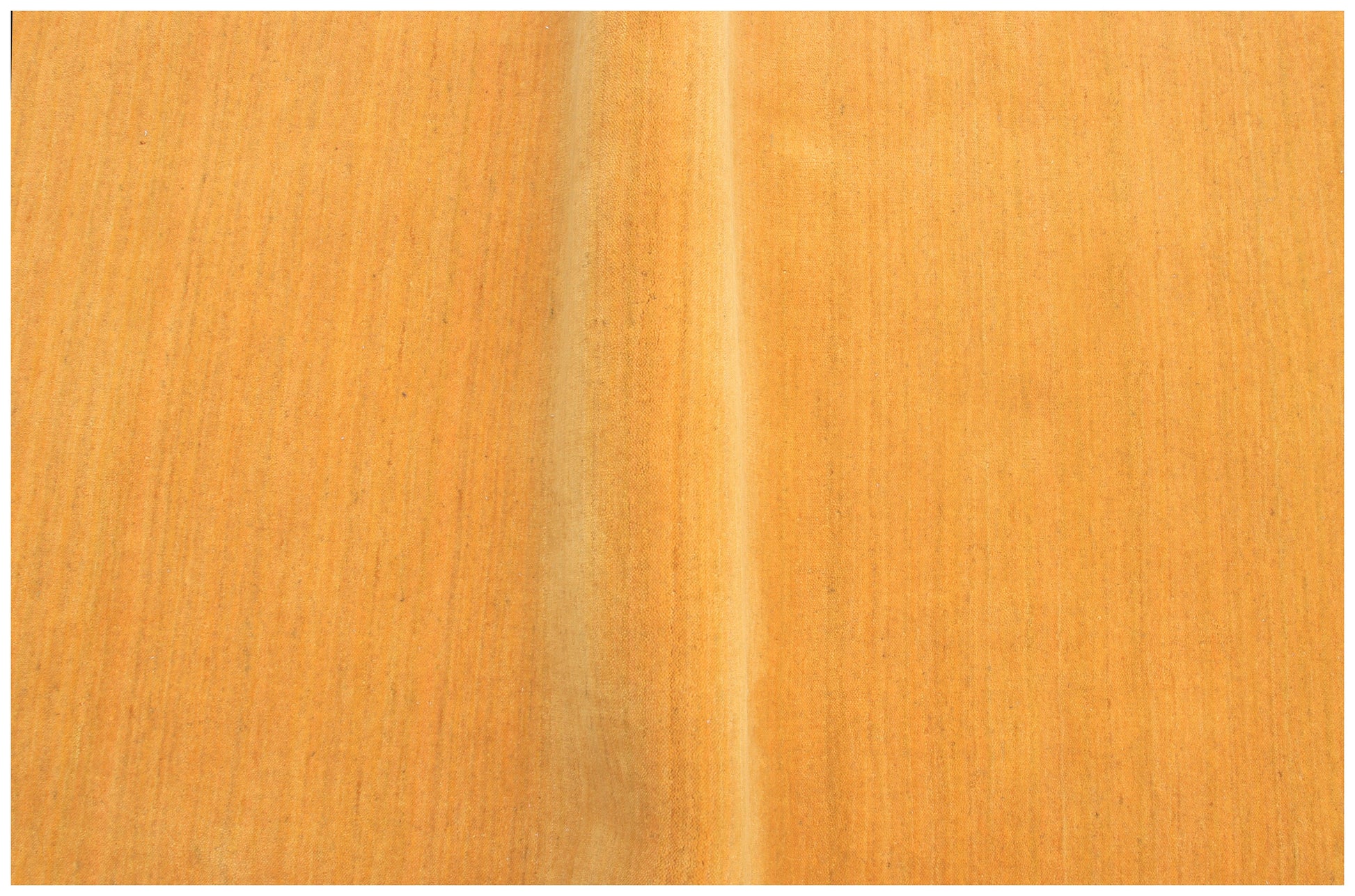Modern Solid Gold Custom made Handloom wool area rug.