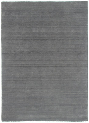 Hand Loom Solid Rug - Modern Gray Beige Area Rug Made to Order