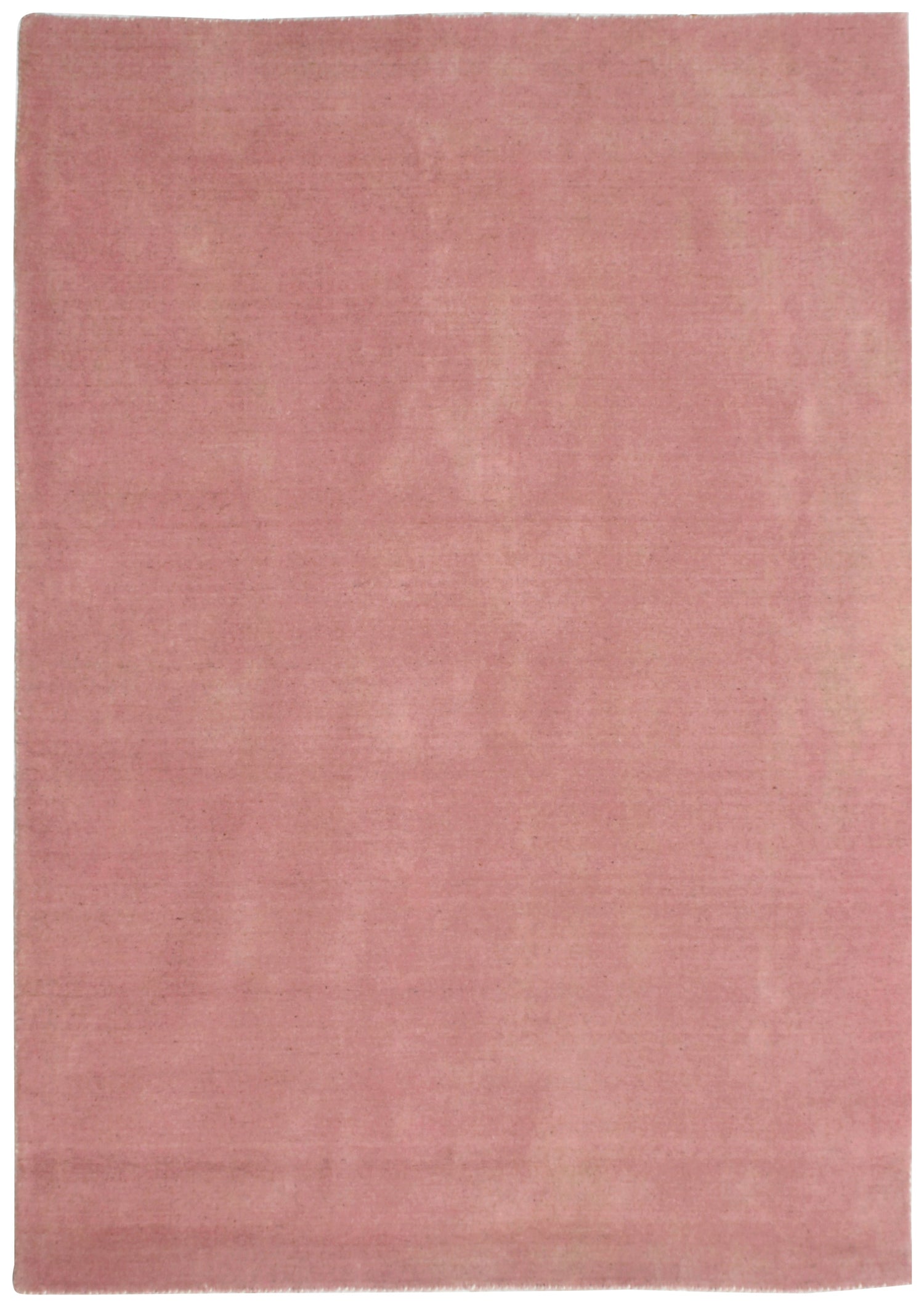 Custom made Modern Solid Pink Handloom wool area rug.
