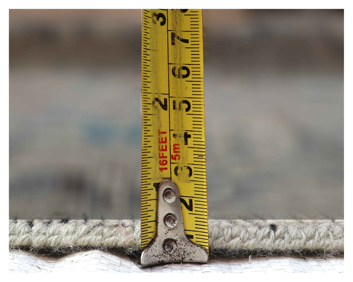 Silver Grey Teal Ivory Crimson Oushak Floral Hand Knotted Wool Silk 8x10 Bhadohi Area Rug