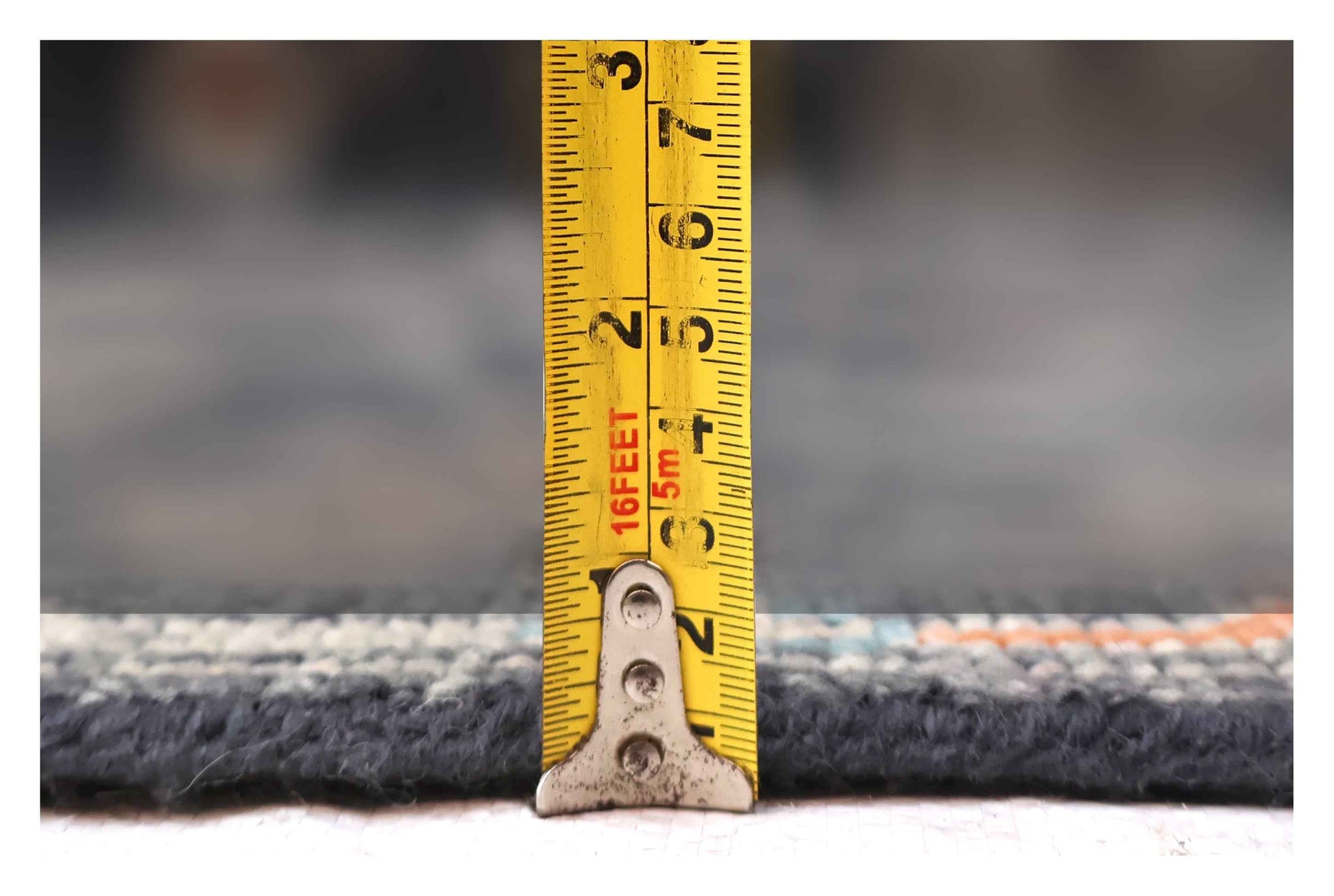 Charcoal Black Silver Sage Coral Persian Floral Vine Hand Knotted Wool Silk 6x9 Bhadohi Area Rug