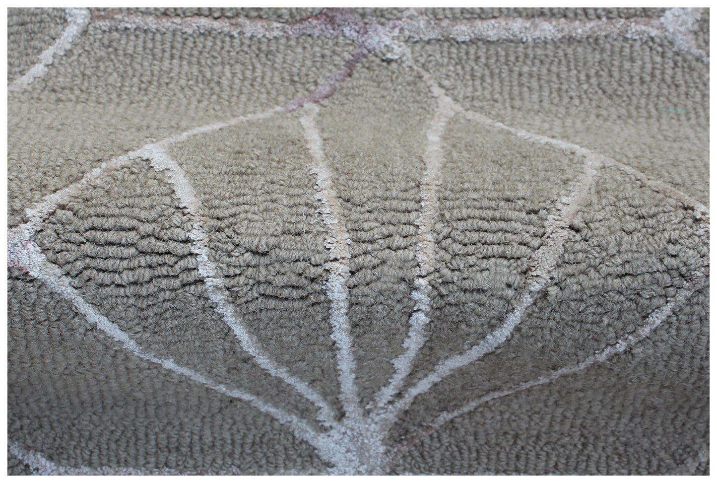 Grey Geometric Star Design Hand Tufted Wool Rug Cut Pile Contemporary 2x3 to 12x15 - Bulk Manufacturing Orders