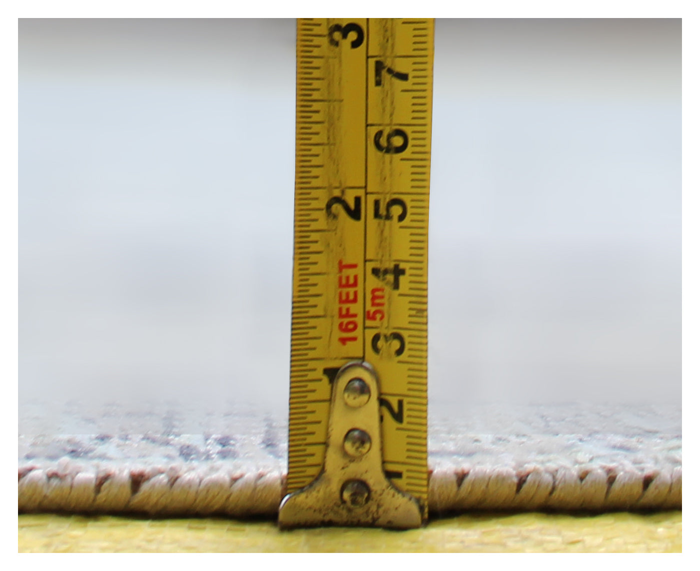 Silver Blue Hand Knotted Rug 8x10 - Grey Charcoal Vintage Medallion 45 KPSI Bhadohi Rugs