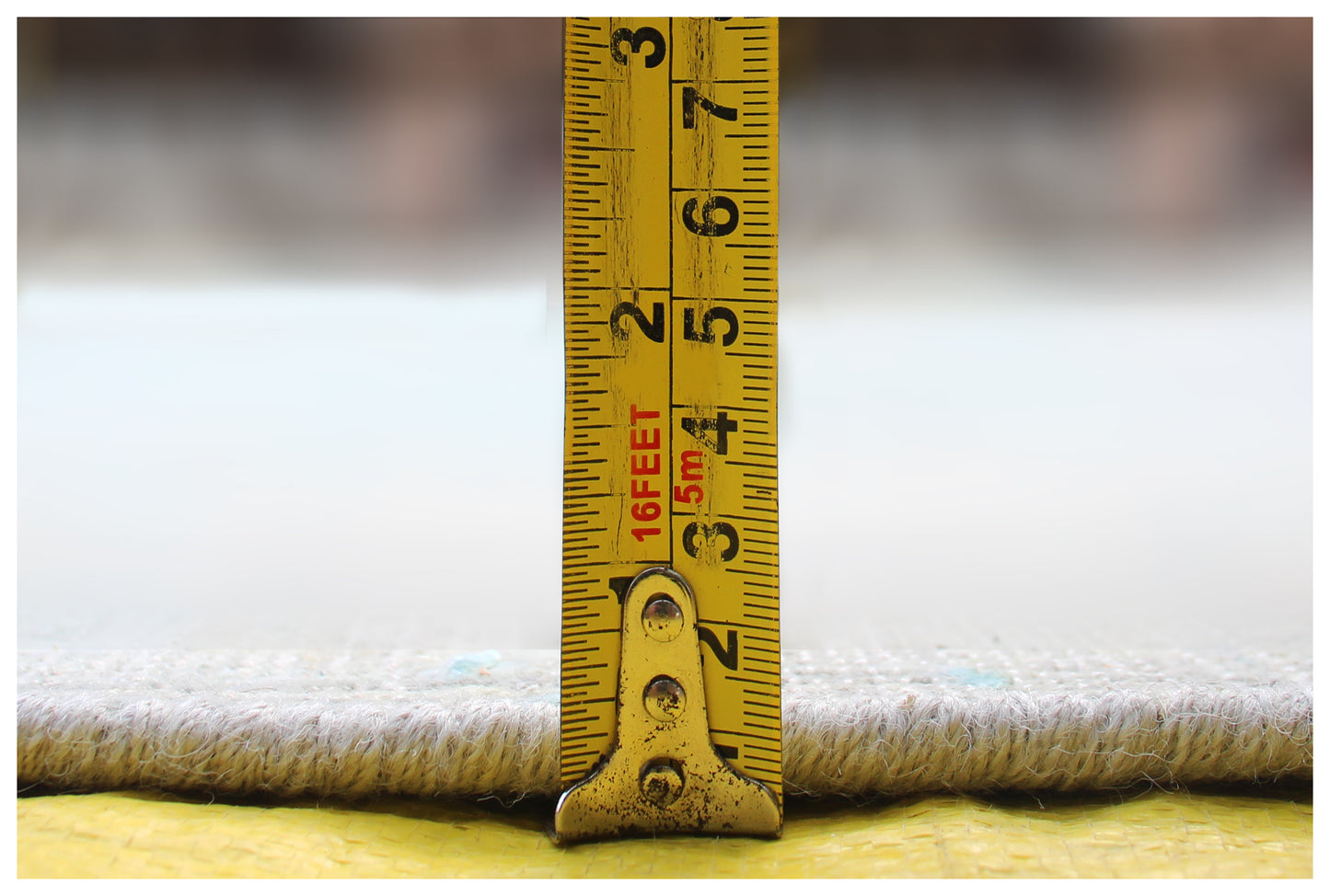 Luxury Hand Knotted Rug 7.6x9.6 - Grey Teal Beige Vintage Medallion 45 KPSI Bhadohi Rugs